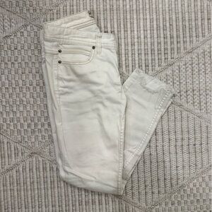 Free People Off-White Denim Pants